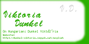 viktoria dunkel business card